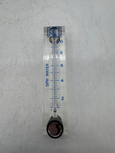 Load image into Gallery viewer, Key Instruments FR4L45BVBN Acrylic Flow Meter, 1-10 GPH Water (Open Box)