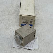 Load image into Gallery viewer, Omron H3CR-A8 Solid State Timer, 1.2s-300h, 24VDC/VAC (New)