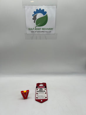 Brady 22075-R Alum Labeled Lockout Hasp, 1.5