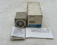 Load image into Gallery viewer, Omron H3CR-A8 Solid State Timer, 1.2s-300h, 24VDC/VAC (New)