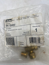Load image into Gallery viewer, Parker Racor RK 19492 Brass Marine Fuel Filter Drain Shut Off Valve 1/4&quot; NPT (New)