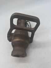 Load image into Gallery viewer, Akron 2032 CG-15 1-1/2" Solid Brass Fire Hose Nozzle w/ Fog Tip (No Box)
