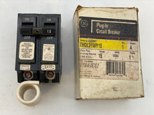 Load image into Gallery viewer, General Electric THQL21WY15 1-P+Switching Neut 120VAC/15A Circuit Breaker (New)