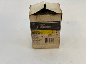 GE THQL21WY15 1-P+Switching Neut 120VAC/15A Circuit Breaker (Used)