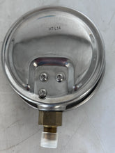 Load image into Gallery viewer, PIC Gauges 201L-404A Vacuum Gauge, -30-0 PSI, Liq Fill, 4" Dial, 1/4" NPT (New)