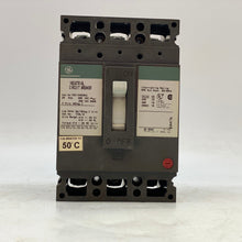 Load image into Gallery viewer, GE TED134020WL Circuit Breaker 20A 480VAC 250VDC 3-Pole (Used)