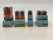 Load image into Gallery viewer, Releco QR-C, MR-C Relays w/ Base *Lot of (6)* (Used)-See Description