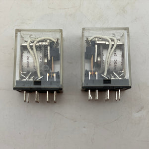 NTE Electronics R-12-17D3-24T 24VDC/1A Relay *Lot of (2)* (Used)