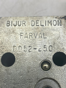 Bijur Delimon Farval DD52-250 Valve w/ Conversion Kit (No Box)