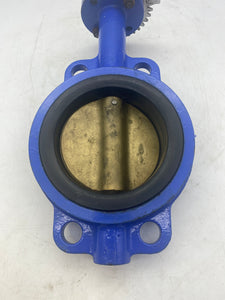 C&C C200 Wafer and Lug Style Butterfly Valve, 5", ANSI 150, *No Handle* (No Box)