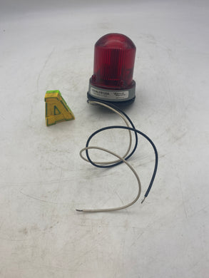Edwards Signaling 125HALFR120A Warning Light, Red (No Box)