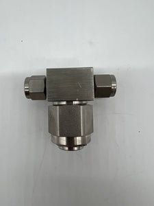 Swagelok SS-4TF-7 SS Tee-Type Particulate Filter, 1/4" Tube Fitting, 7 Micron (No Box)