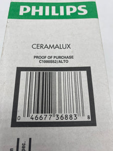 Philips C1000S52/Alto Ceramalux High Pressure Sodium Lamp, *Lot of (2)* (Open Box)