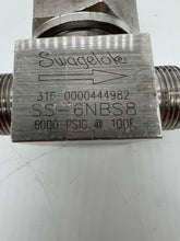 Load image into Gallery viewer, Swagelok SS-6NBS8 SS Needle Valve, 1/2&quot; Tube Fitting, Ball Stem (Used)