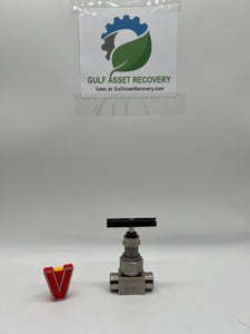 Swagelok SS-12NBF8 SS Needle Valve, 1/2" FNPT, Ball Stem (Used)