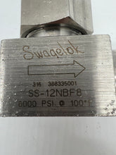 Load image into Gallery viewer, Swagelok SS-12NBF8 SS Needle Valve, 1/2&quot; FNPT, Ball Stem (Used)