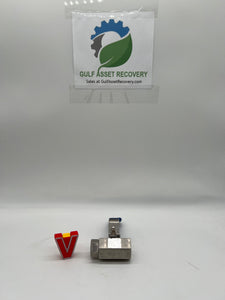 Parker HPBYB8FFHP 316 SS Hi-Pro Ball Valve, 1/2" FNPT Inlet/Outlet, 10mm Bore (Used)
