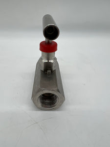 Apache SNV-1/2F1/2F10 Needle Valve, 1/2"x1/2" FNPT, 10,000 psi @ 200° *Lot of (2)* (Used)