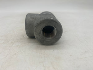 Pipe Fitting 1/2" 3M Tee, Galvanized Iron, 489AAA, A/SA105, B16 *Lot of (17)* (No Box)