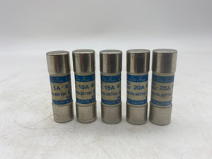 Cello Lite Fuses, 1A, 10A, 15A, 20A, 25A, Lot of (19) Fuses* (No Box)