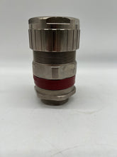 Load image into Gallery viewer, HAWKE Type ICG/653 UNIV Cable Gland, Size D, M50 Thread, Nickel Plated Brass (No Box)