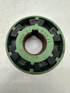 KWD ELKU-N16/1 H-Type Elastic Block Claw Coupling, 1.875"ID x 4.33"OD x 3.19"H (Used)