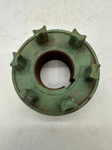 KWD ELKU-N16/1 H-Type Elastic Block Claw Coupling, 1.875"ID x 4.33"OD x 3.19"H (Used)