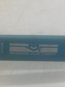 Milwaukee 3/8" Ball Valve, 2000 WOG, CF8M *Lot of (2)* (No Box)