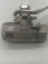Load image into Gallery viewer, Milwaukee 3/8&quot; Ball Valve, 2000 WOG, CF8M *Lot of (2)* (No Box)