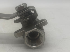 Milwaukee 3/8" Ball Valve, 2000 WOG, CF8M *Lot of (2)* (No Box)