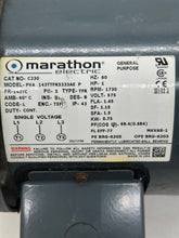 Load image into Gallery viewer, Marathon Electric C230 143TTFR5333AE General Purpose Motor, 1 HP (No Box)