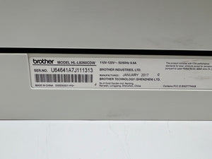Brother HL-L8260CDW Business Color Laser Printer w/ Duplex Printing & Wifi (Used)