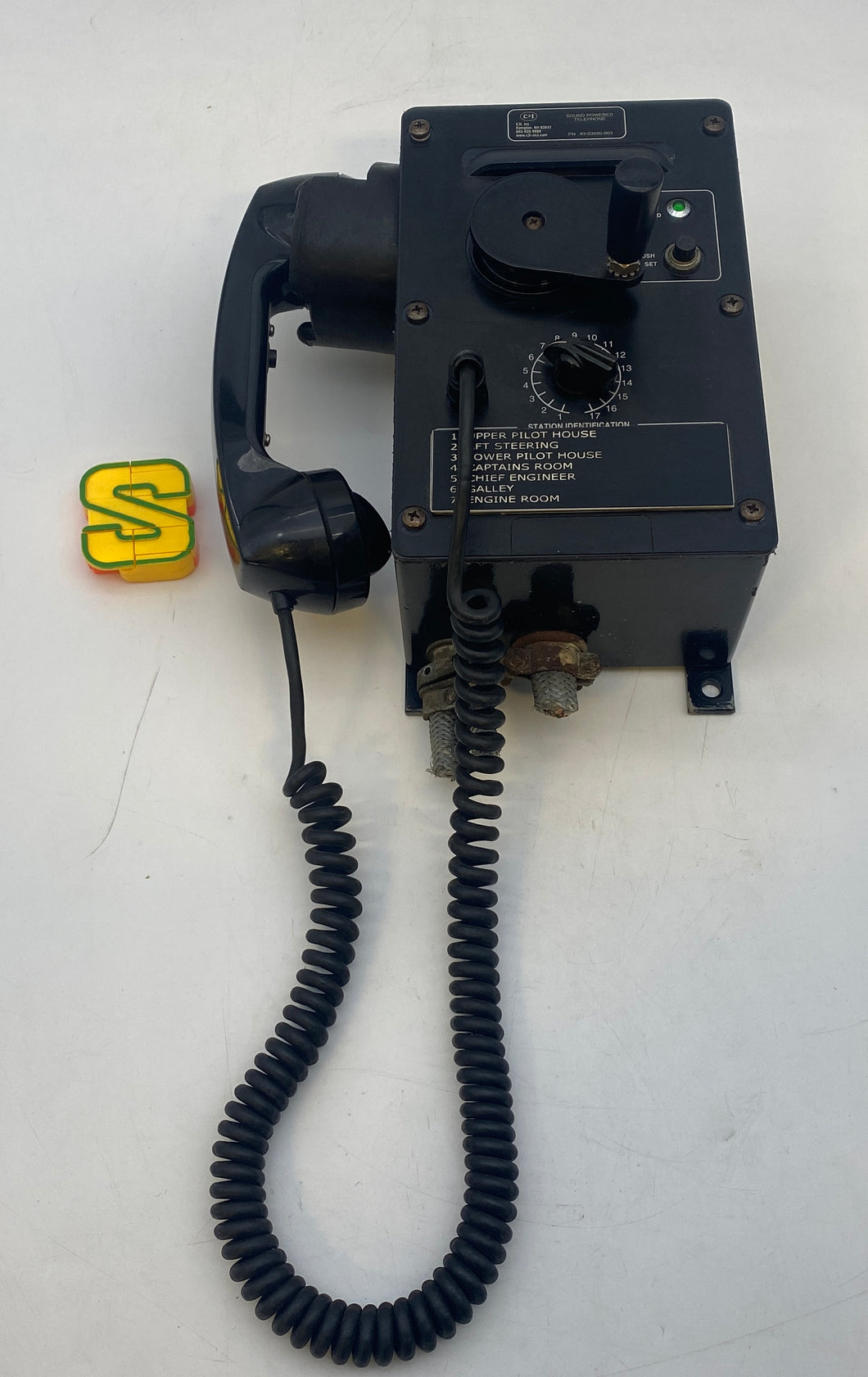 C3I AY-03400-003 Sound Powered Telephone (Used) – Gulf Asset Recovery