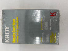 Load image into Gallery viewer, Kroy 2464416 Label Tape Cartridge, Industrial, Black on White, 1/2&quot; x 50&#39; *Lot of (4)* (New)