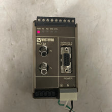 Load image into Gallery viewer, Westermo 3070-0102 MD-62 ST 820nm Fiber Optic Modem (Used)