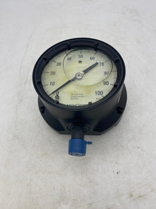 Ashcroft 45-1379-ASL-04L-100# Pressure Gauge, 0-100 PSI *Lot of (3)* (Open Box)