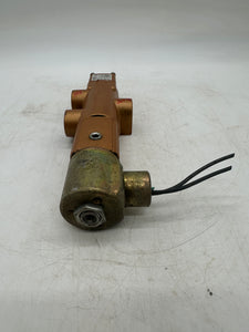 Versa VSG-3521-A120 Pneumatic Directional Valve, Brass (Used)