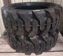 Load image into Gallery viewer, Trojan Numa 33x12-20 Solid Skid Steer Tires w/ 7.50-20 Rim, 8-Hole *Set of (4)* (New)