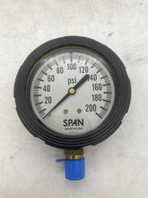 Load image into Gallery viewer, Grainger 5NMW1, SPAN Pressure Gauge, 0-200 PSI (New)