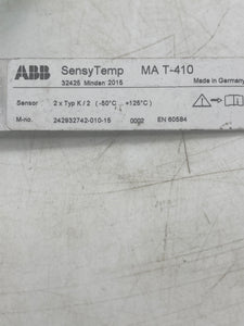 ABB SensyTemp 242932742-010-15 Industrial Thermometer, MA T-410 (No Box)