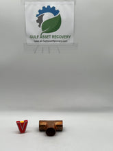Load image into Gallery viewer, Nibco 9101150 Wrot Copper Tee, 1-1/2", 1-5/8" OD, C x C x C *Lot of (9)* (Open Box)