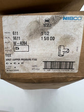 Load image into Gallery viewer, Nibco 9101150 Wrot Copper Tee, 1-1/2", 1-5/8" OD, C x C x C *Lot of (9)* (Open Box)