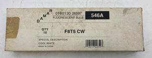 Damar 546A F8T5CW Cool White Fluorescent Bulbs *Lot of (12)* (New)