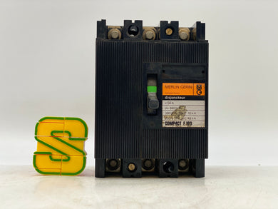 Merlin Gerin F100 Compact Circuit Breaker 50A 3P 660VAC (Used)