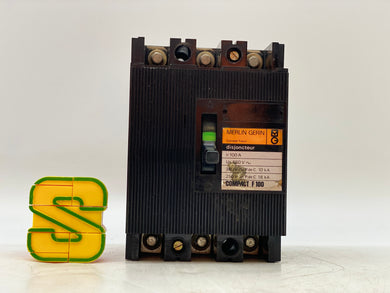 Merlin Gerin F100 Compact Circuit Breaker 100A 3P 660VAC (Used)
