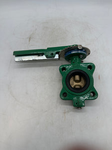 Quadrant BFV-A Butterfly Valve, 2", 200 WOG  (No Box)