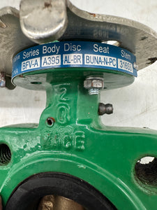 Quadrant BFV-A Butterfly Valve, 2", 200 WOG  (No Box)
