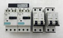 Load image into Gallery viewer, Siemens (2) 3RV1011-1DA10 3RV1915-1AB w/ 5SY42MCBC2 (Used)