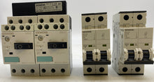 Load image into Gallery viewer, Siemens (2) 3RV1011-1DA10 3RV1915-1AB w/ 5SY42MCBC2 (Used)