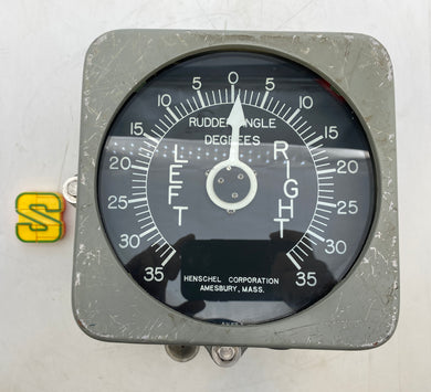 Henschel AX-57-3 Rudder Angle Indicator (Used)
